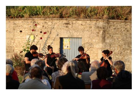 le Quatuor Quiron au moulin cavier à Chouppes