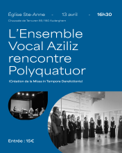 Le Polyquatuor rencontre l'Ensemble Vocal Aziliz