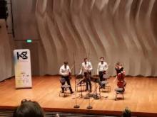 Quiron Quartet during the Szymanowski Competition sept. 2023